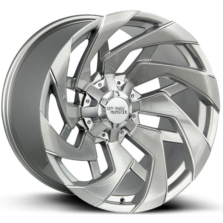 Off-Road Monster Wheels M24 Silver Brushed