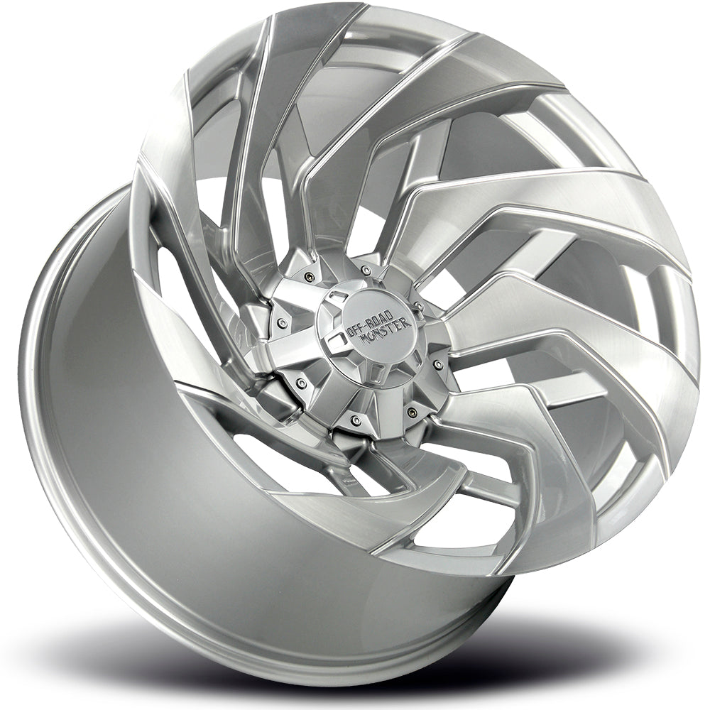 Off-Road Monster Wheels M24 Silver Brushed