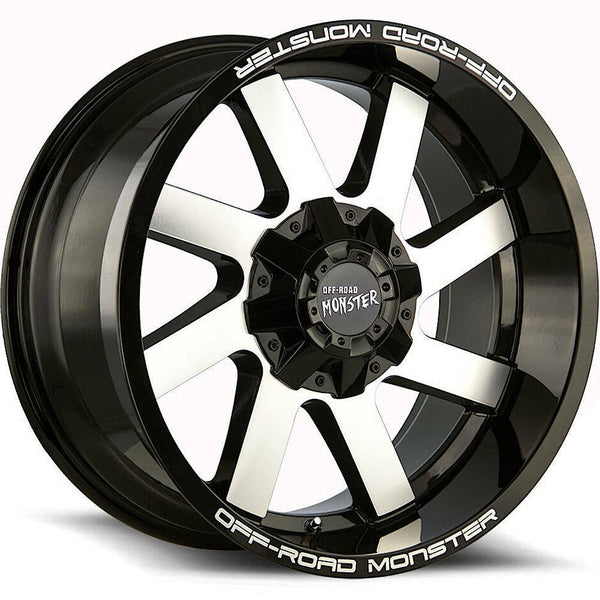 Off-Road Monster Wheels M80 Black Machine