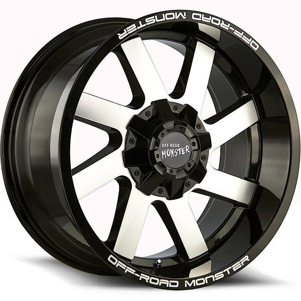 Off-Road Monster Wheels M80 Black Machine