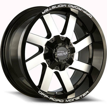 Off-Road Monster Wheels M80 Black Machine