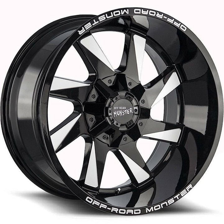 Off-Road Monster Wheels M80 Black Milled