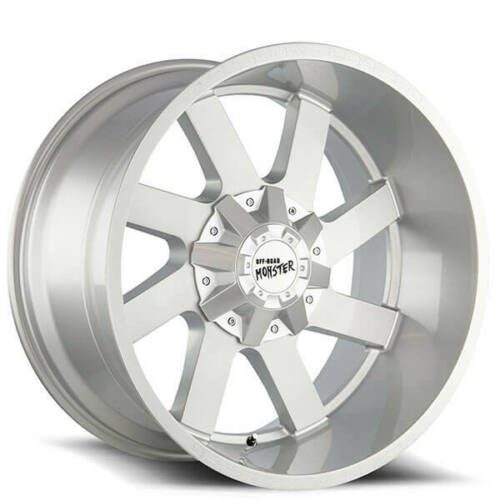 Off-Road Monster Wheels M80 Silver Brushed