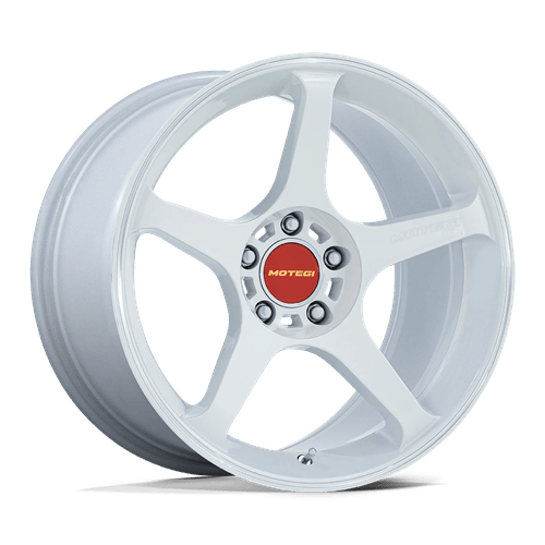 Motegi Racing Wheels MR159 Battle V Matsuri White Pearl with Machined Lip Stripe