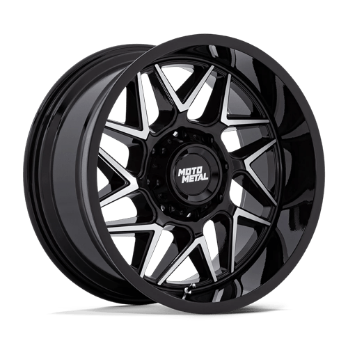 Moto Metal Wheels MO812 Turbine Gloss Black Machined