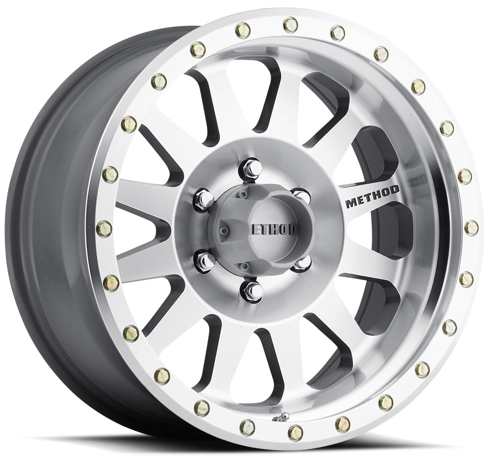 Method Wheels MR304 Double Standard Silver Machine