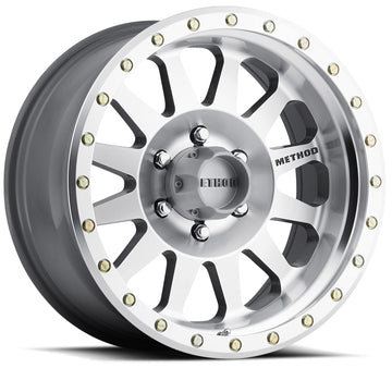 Method Wheels MR304 Double Standard Silver Machine