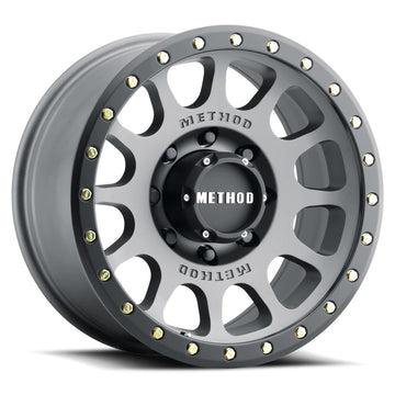 Method Race Wheels MR305 NV Titanium with Matte Black Lip
