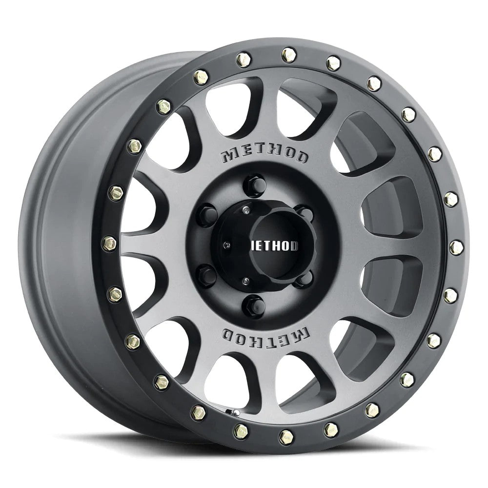 Method Wheels MR305 NV Titanium Black Lip