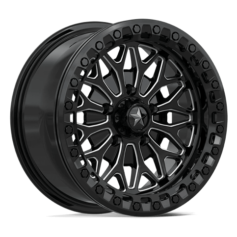 MSA Offroad Wheels MA53 Bolo Utv Beadlock Gloss Black Milled
