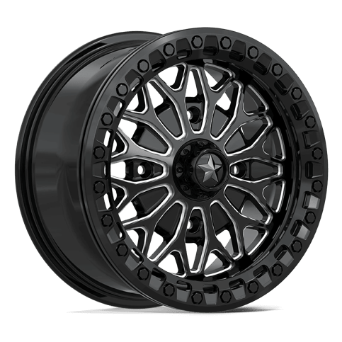 MSA Offroad Wheels MA53 Bolo Utv Beadlock Gloss Black Milled