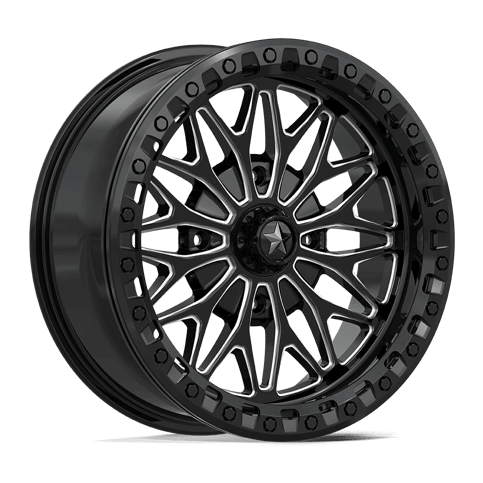 MSA Offroad Wheels MA53 Bolo Utv Beadlock Gloss Black Milled