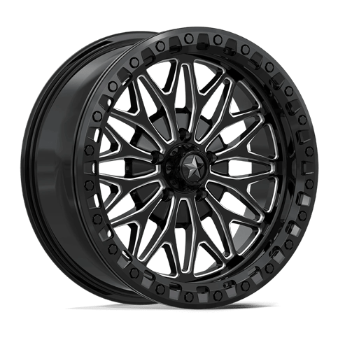 MSA Offroad Wheels MA53 Bolo Utv Beadlock Gloss Black Milled