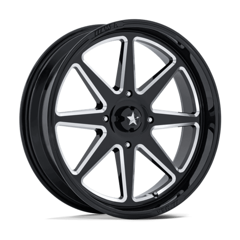 MSA Offroad Wheels M54 Spark Utv Gloss Black Milled