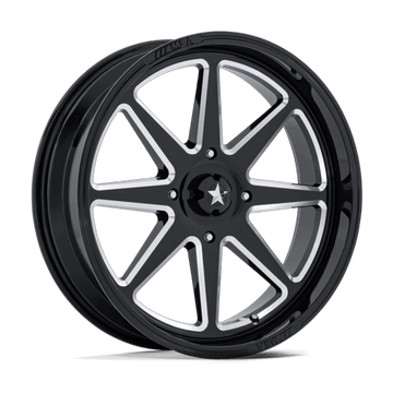 MSA Offroad Wheels M54 Spark Utv Gloss Black Milled