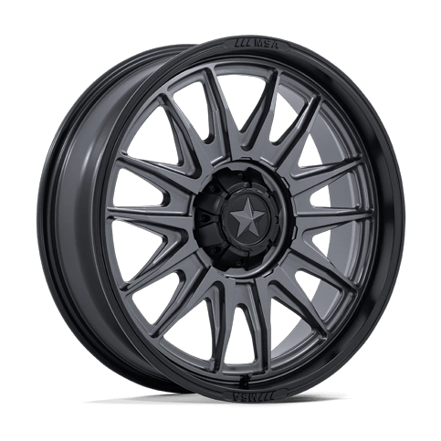 MSA Offroad Wheels M55 Commander Utv Matte Gunmetal with Matte Black Lip