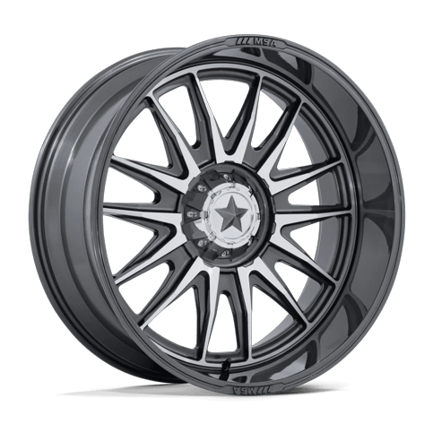 MSA Offroad Wheels M55 Commander Utv Platinum with Machined Face