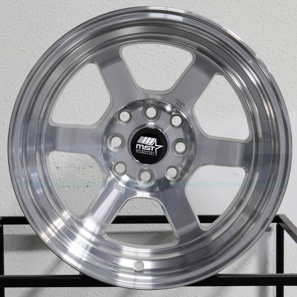 MST Wheels Time Attack Silver Machined