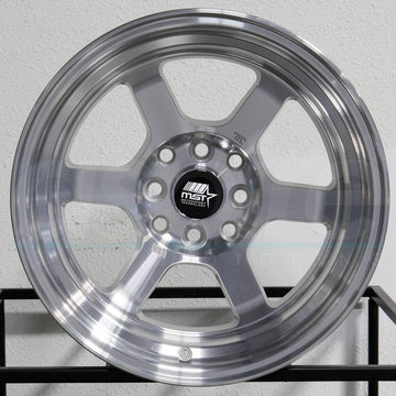 MST Wheels Time Attack Silver Machined