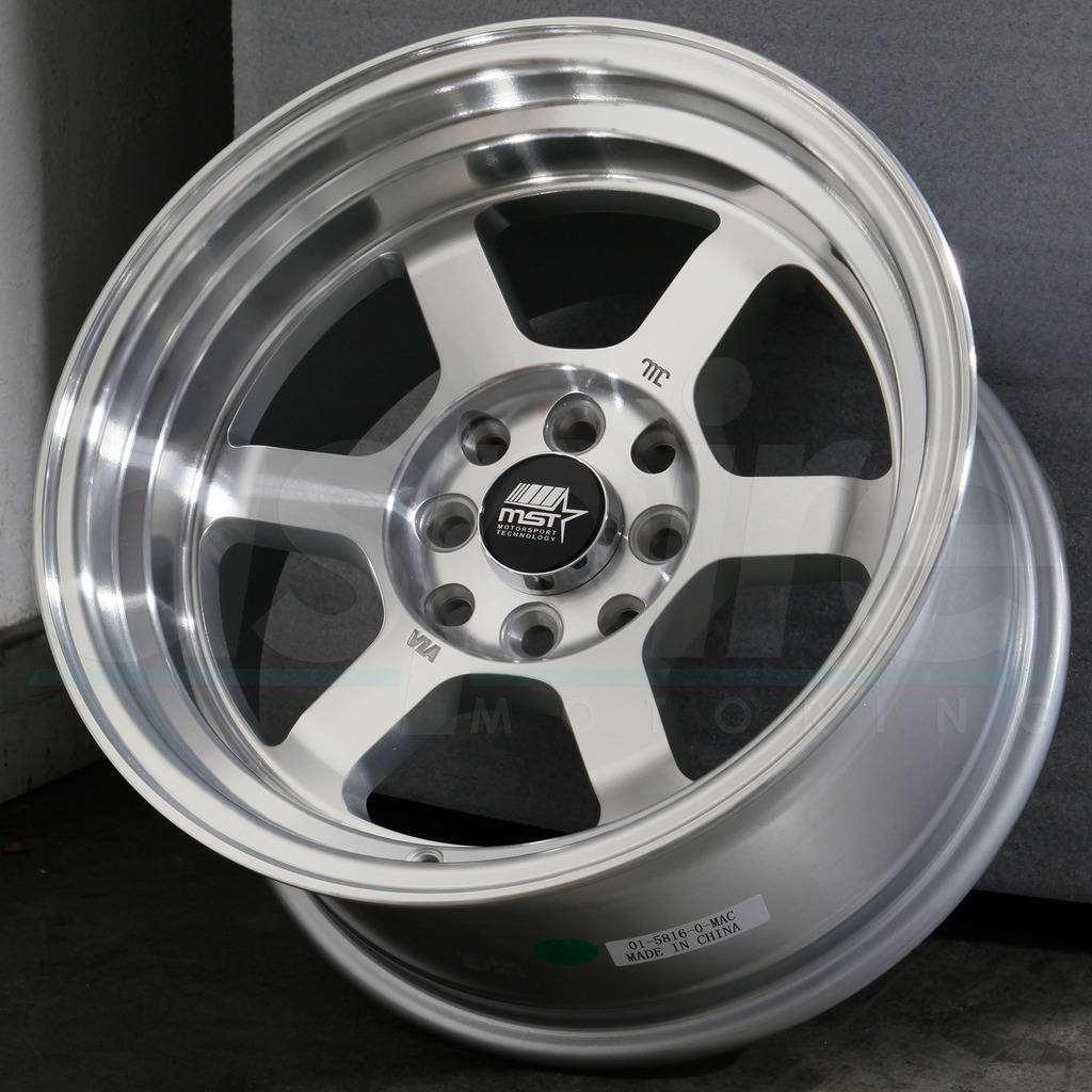 MST Wheels Time Attack Silver Machined