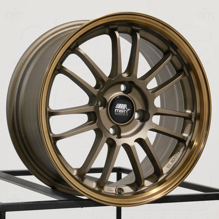 MST Wheels MT45 Matte Bronze Bronze Machined Lip