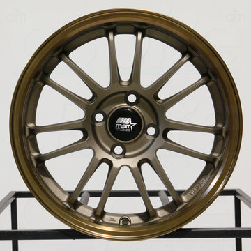 MST Wheels MT45 Matte Bronze Bronze Machined Lip