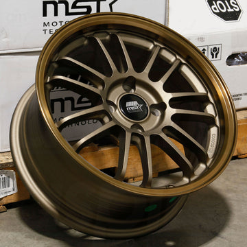 MST Wheels MT45 Matte Bronze Bronze Machined Lip
