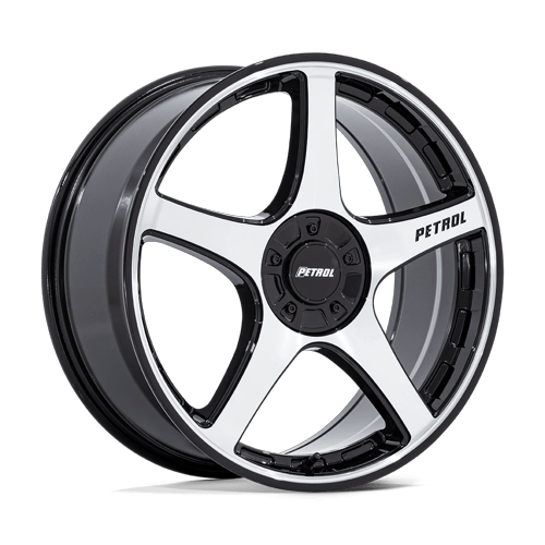 Petrol Wheels PE003 P2E Gloss Black Machined