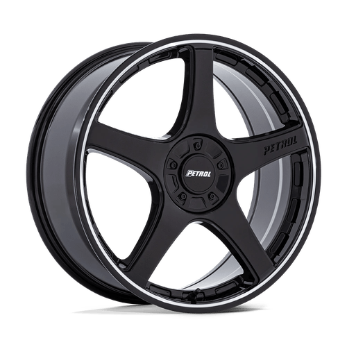 Petrol Wheels PE003 P2E Gloss Black with Machined Lip