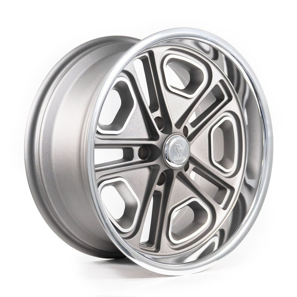 Resto Wheels Del Ray Gun Metal Milled