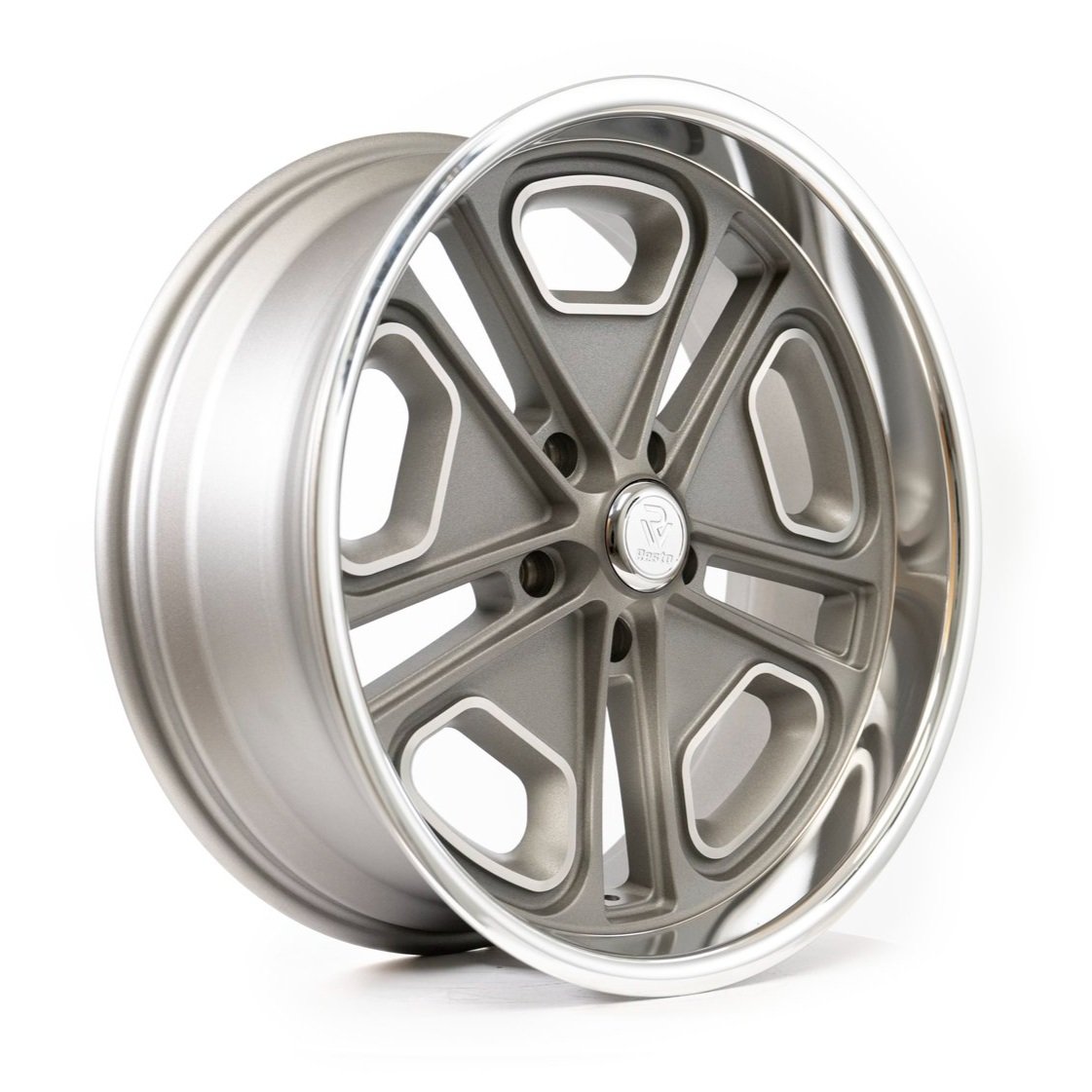 Resto Wheels Del Ray Gun Metal Milled