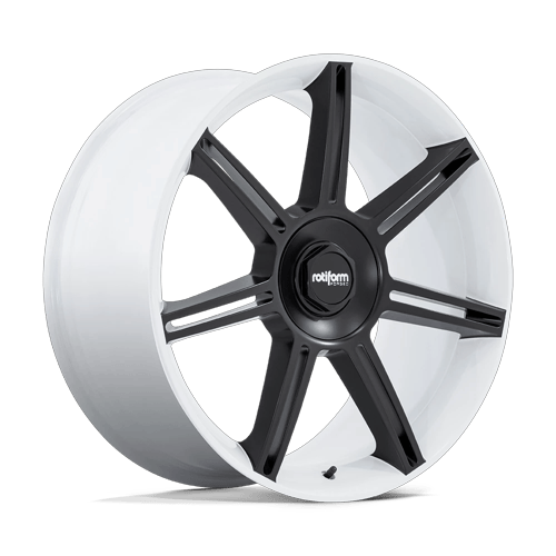 Rotiform Wheels Fra Gloss White with Matte Black