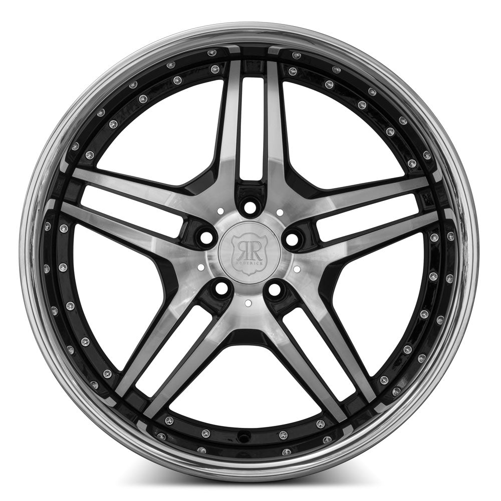 MRR Wheels RW2 Black Chrome Lip