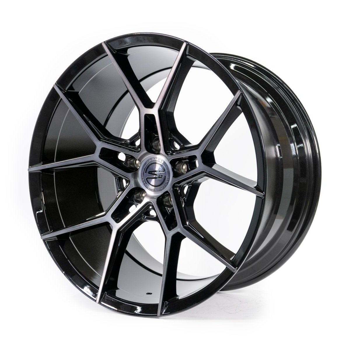 Select Wheels Alpine Black Brushed Tint Face