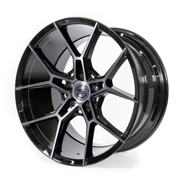 Select Wheels Alpine Black Brushed Tint Face