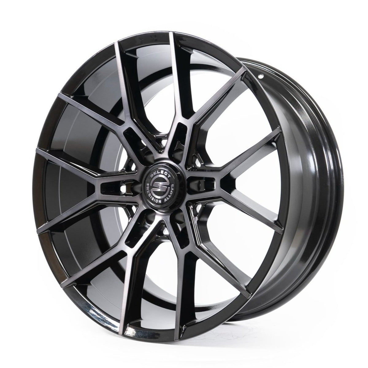 Select Wheels Alpine Black Brushed Tint Face