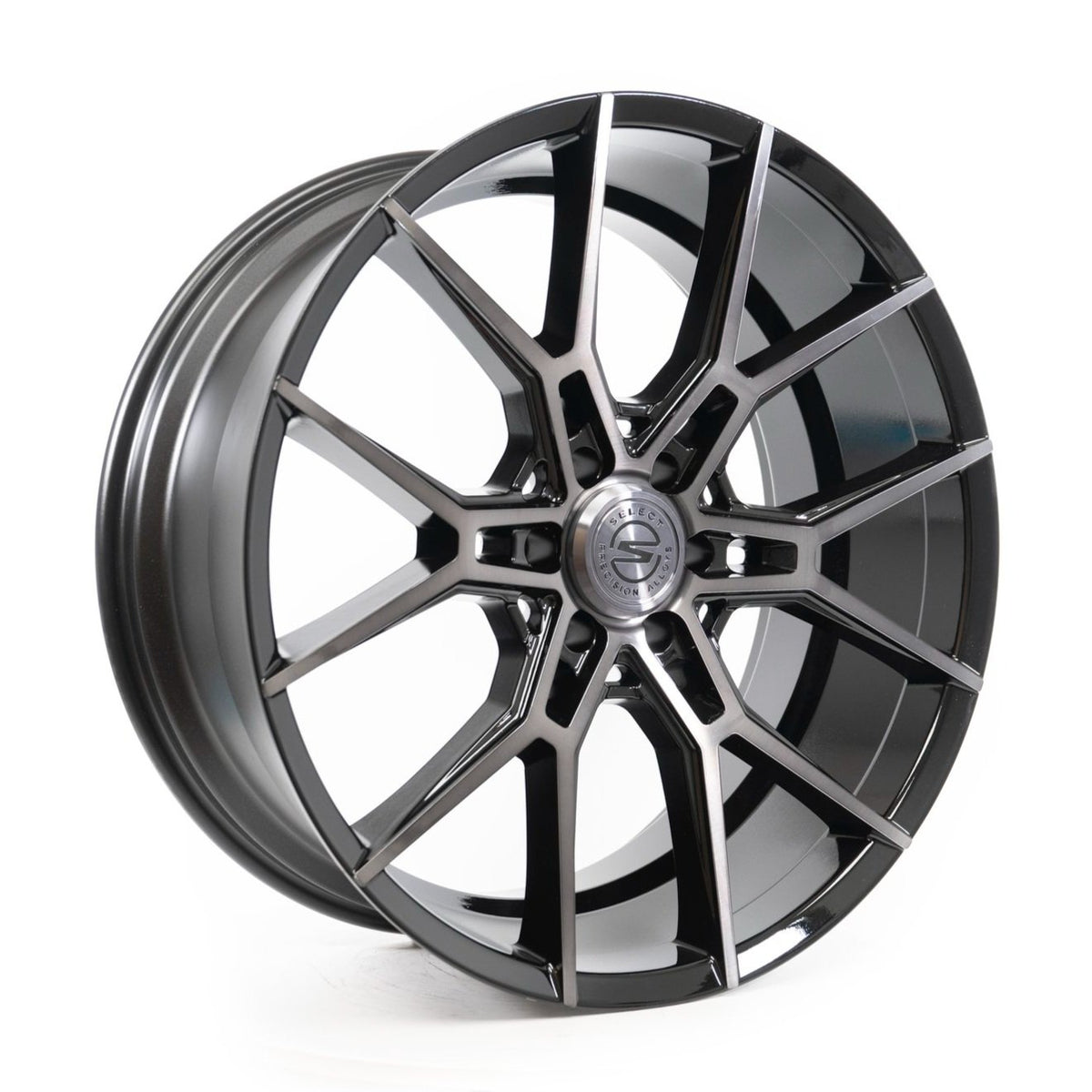 Select Wheels Alpine Black Brushed Tint Face