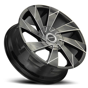 Strada Wheels S62 Moto Black Milled