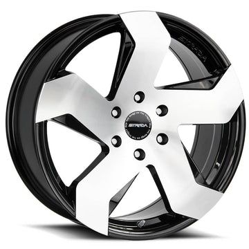 Strada Wheels S65 Coltello Black Machine