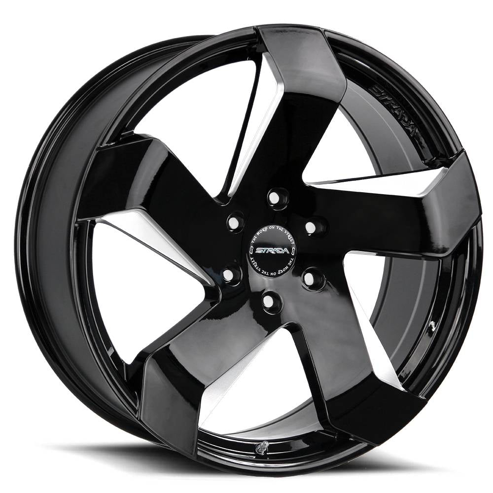 Strada Wheels S65 Coltello Black Milled