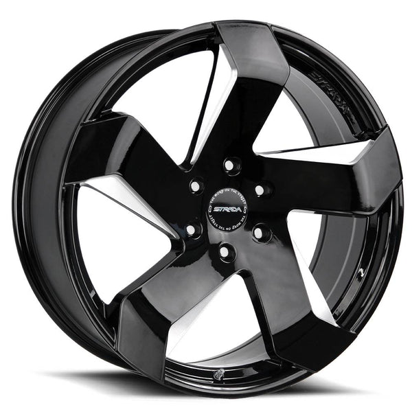 Strada Wheels S65 Coltello Black Milled