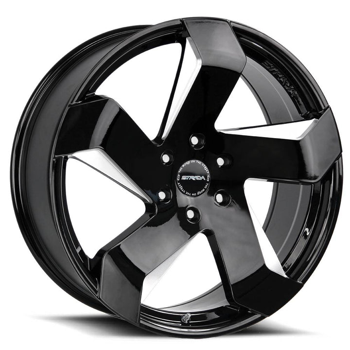 Strada Wheels S65 Coltello Black Milled