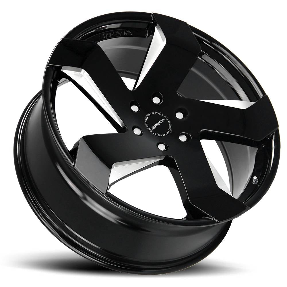 Strada Wheels S65 Coltello Black Milled