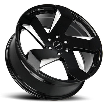 Strada Wheels S65 Coltello Black Milled