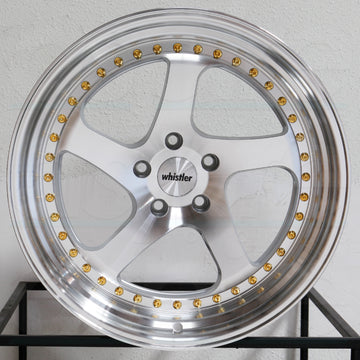 Whistler Wheels SK5 Machined Silver