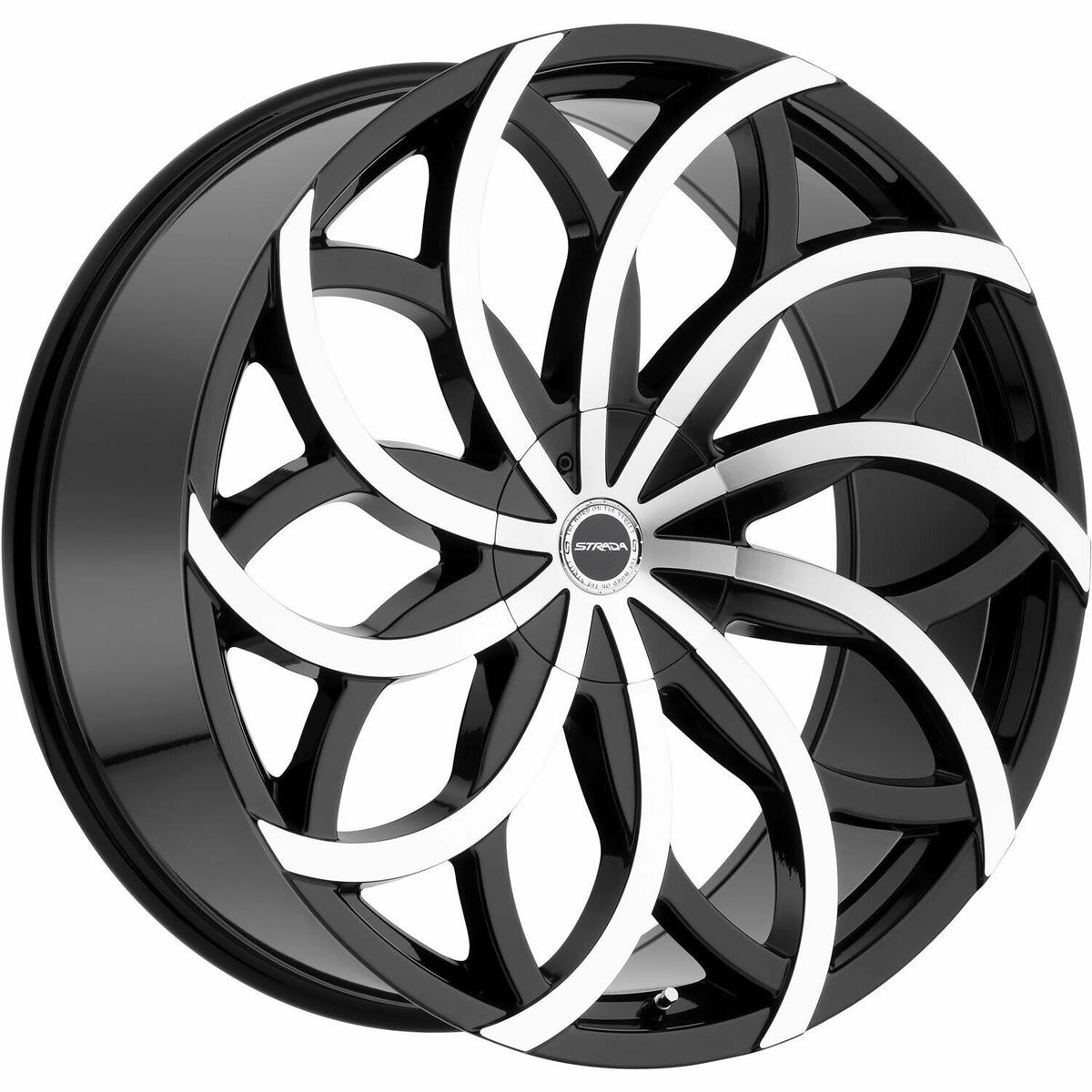 Strada Wheels S61 Huracan Black Machine
