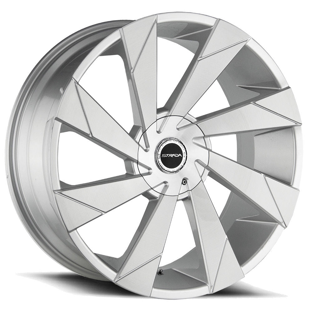 Strada Wheels S62 Moto Silver Brushed
