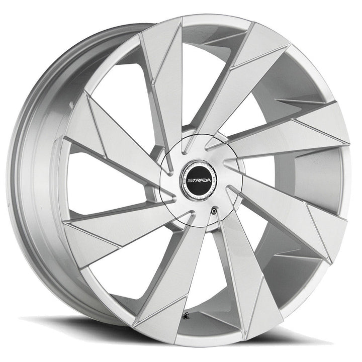 Strada Wheels S62 Moto Silver Brushed