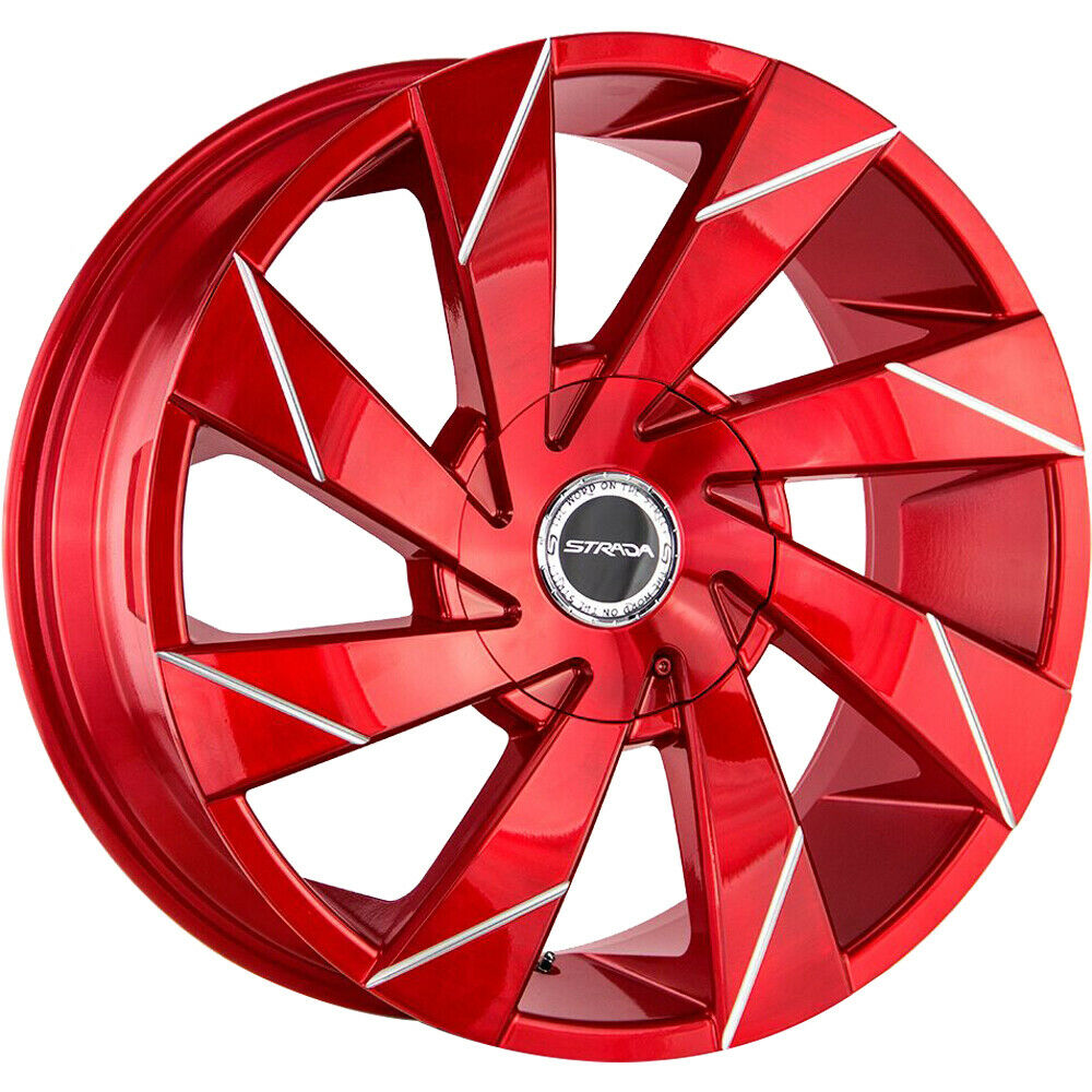 Strada Wheels S62 Moto Candy Apple Red