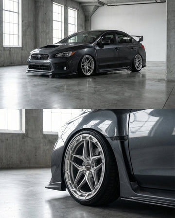 F1R Wheels FS5 Machine Silver